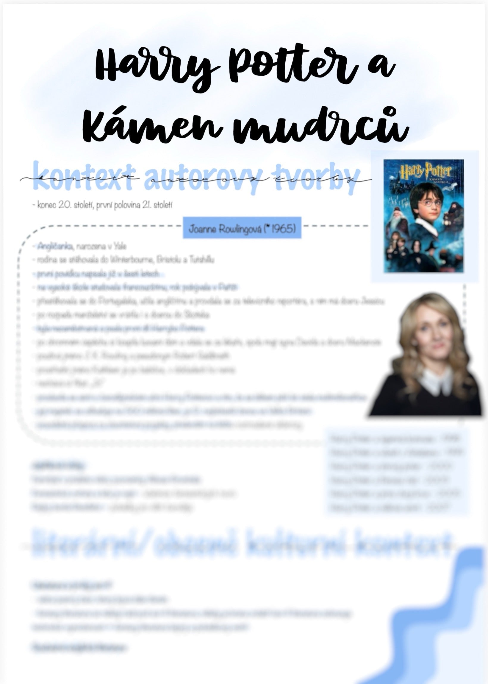 Harry Potter a Kámen mudrců - J. K. Rowling