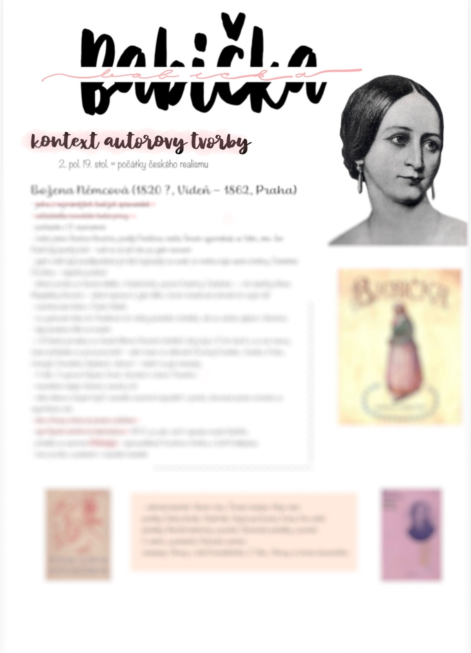 Babička - Božena Němcová