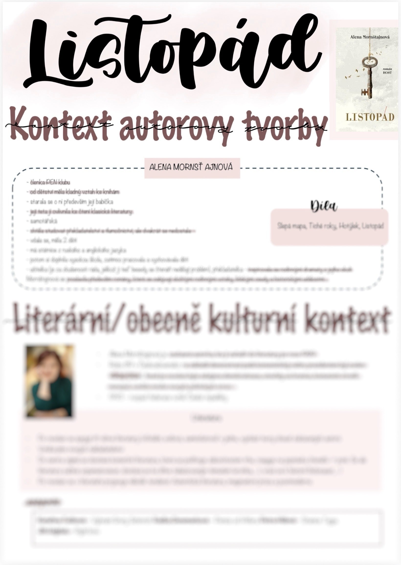 Listopád - Alena Mornštajnová