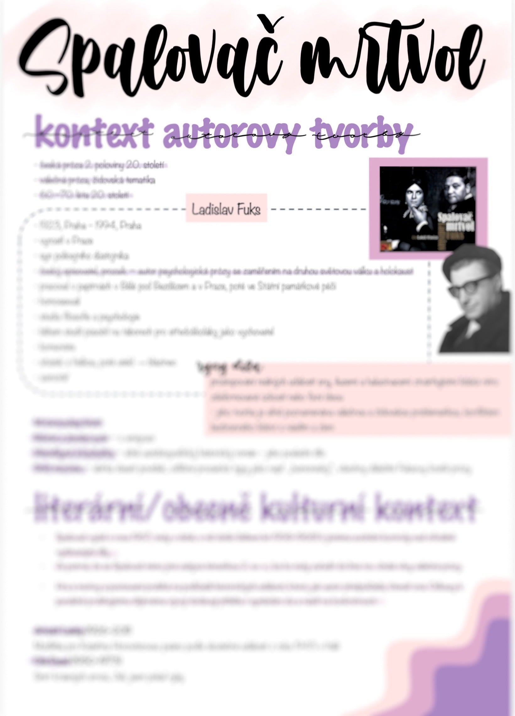 Spalovač mrtvol - Ladislav Fuks
