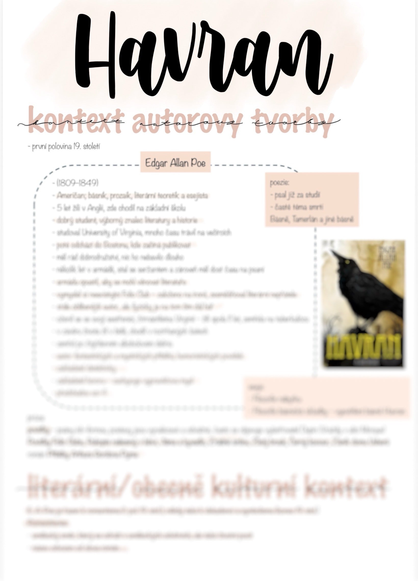 Havran - Edgar Allan Poe