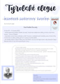 Tyrolské elegie - Karel Havlíček Borovský