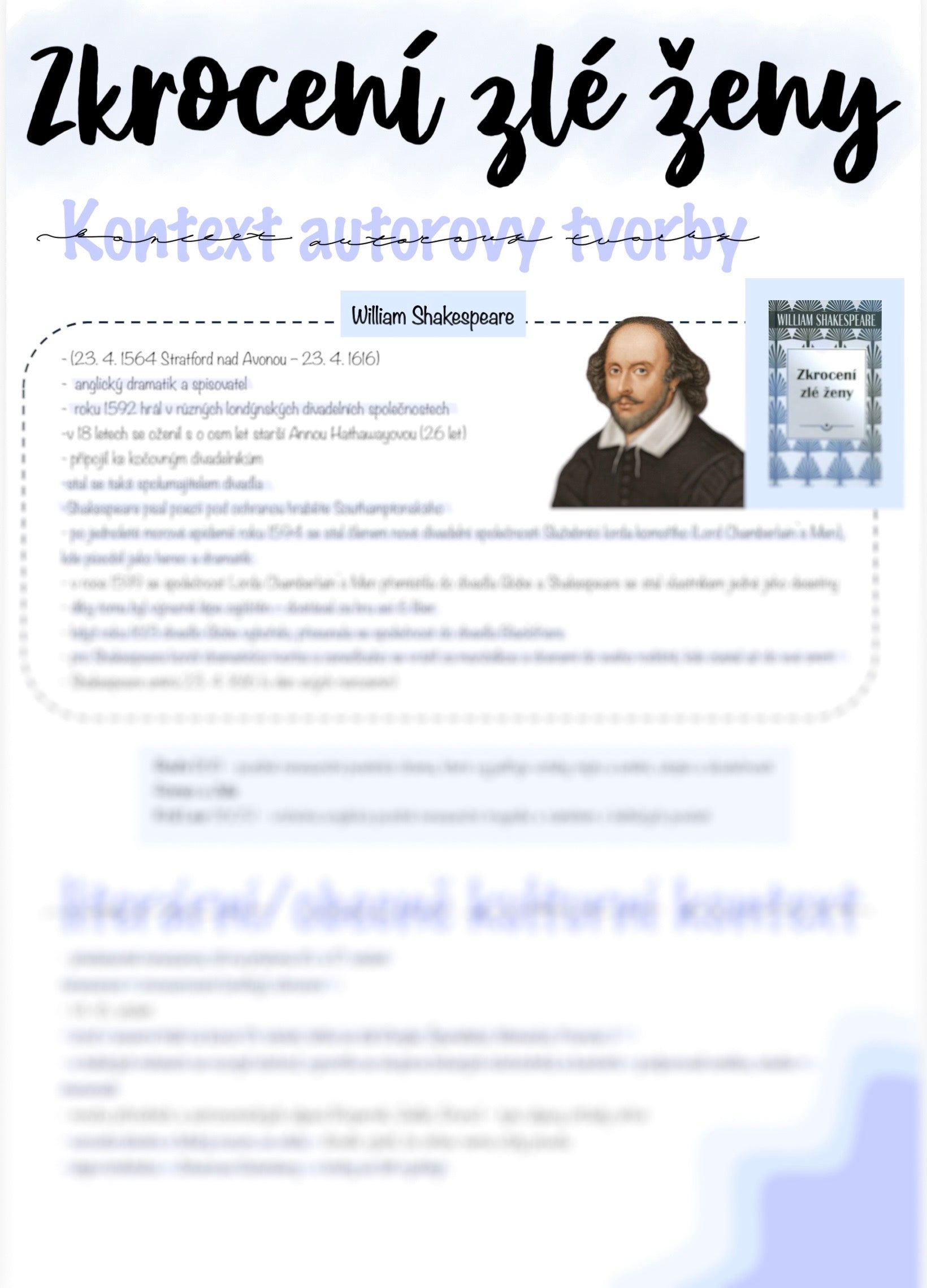 Zkrocení zlé ženy - William Shakespeare