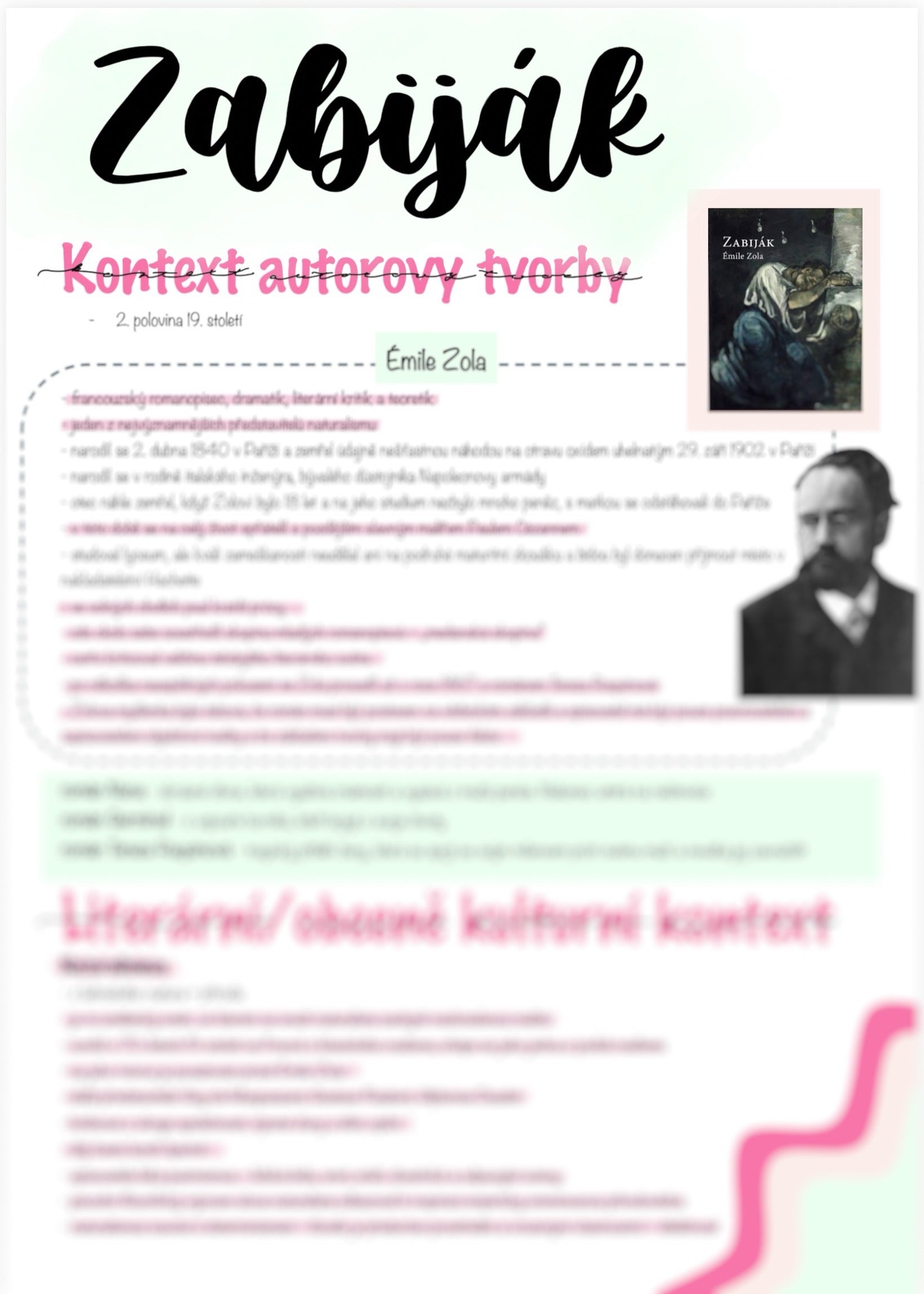 Zabiják - Émile Zola
