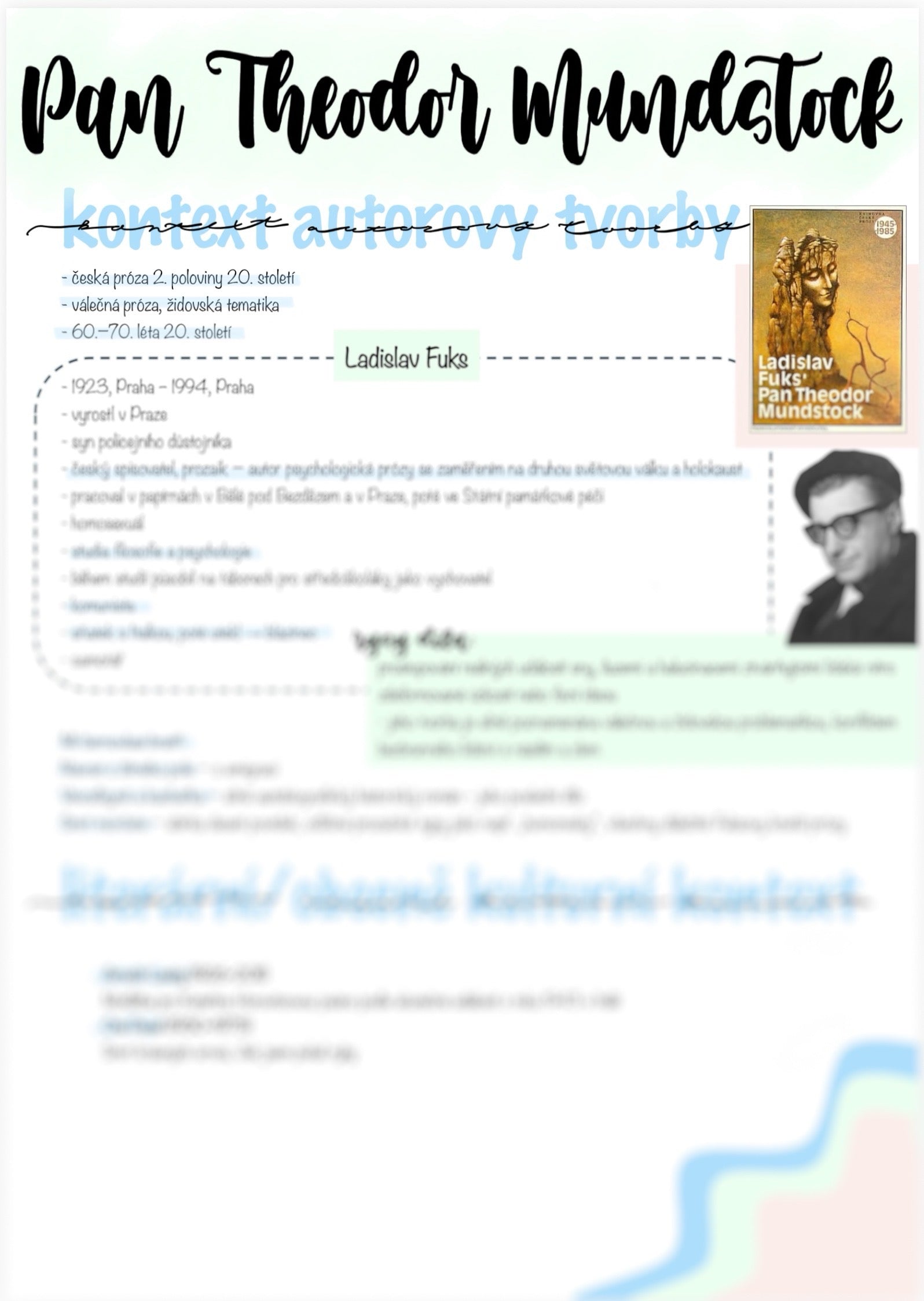 Pan Theodor Mundstock - Ladislav Fuks