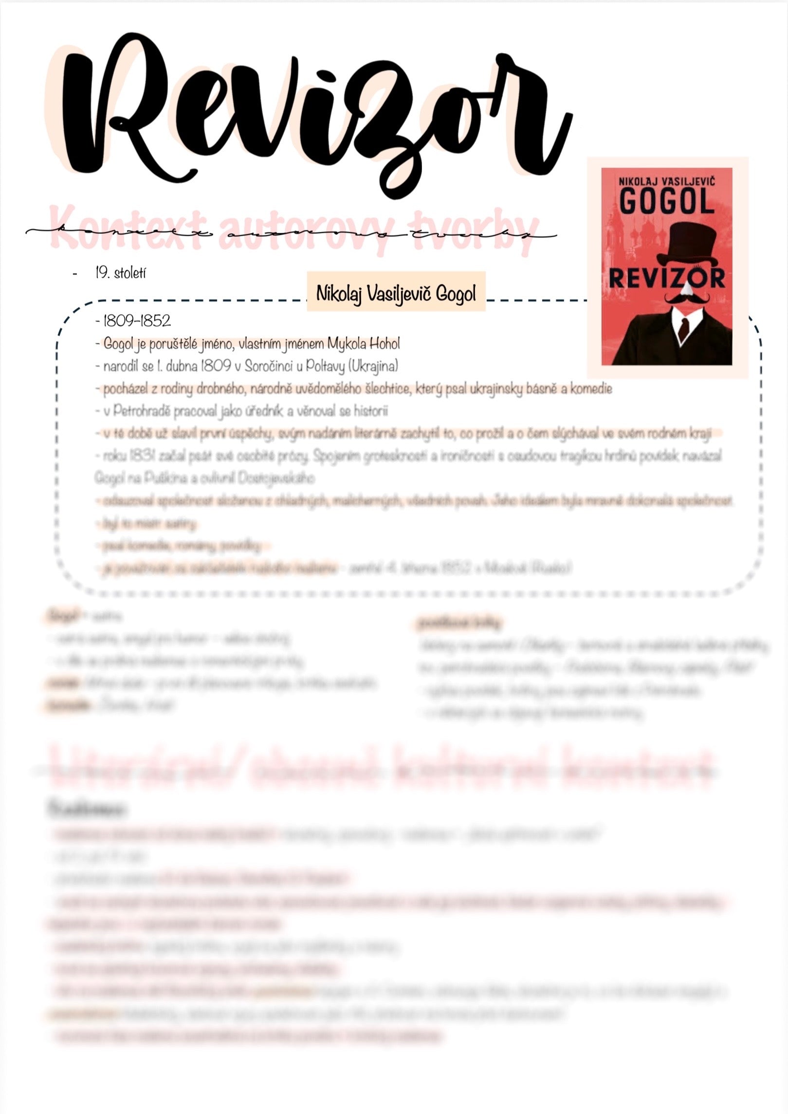 Revizor - Nikolaj Vasiljevič Gogol