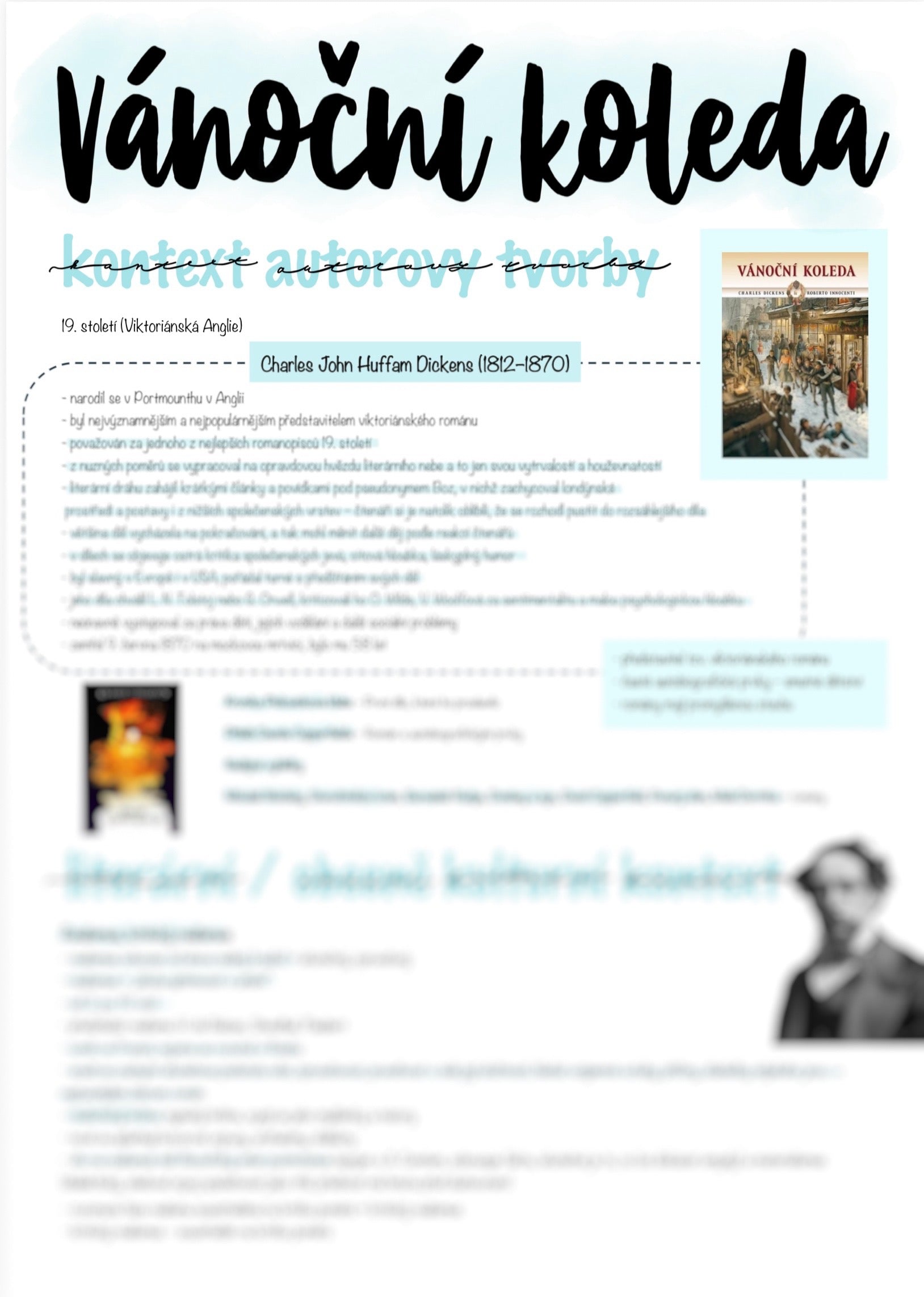 Vánoční koleda - Charles Dickens