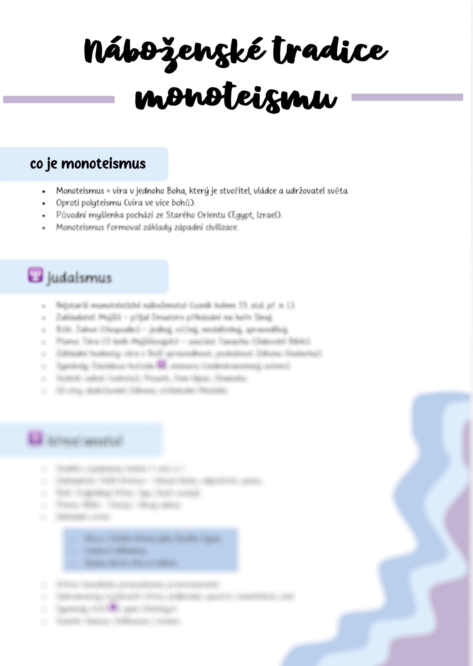 Náboženské tradice monoteismu