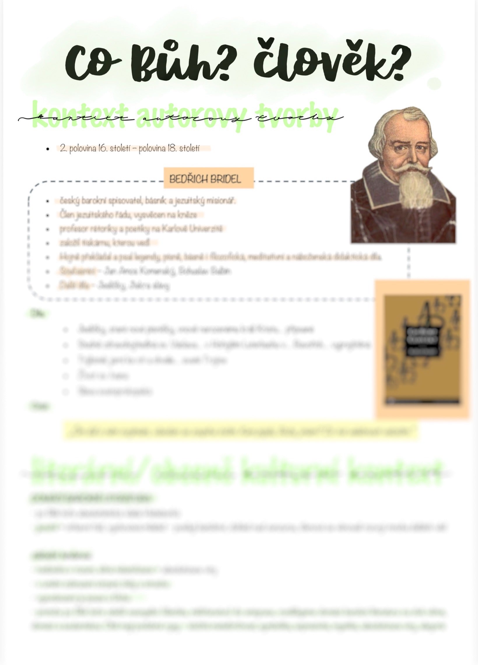 Co Bůh? člověk? - Bedřich Bridel
