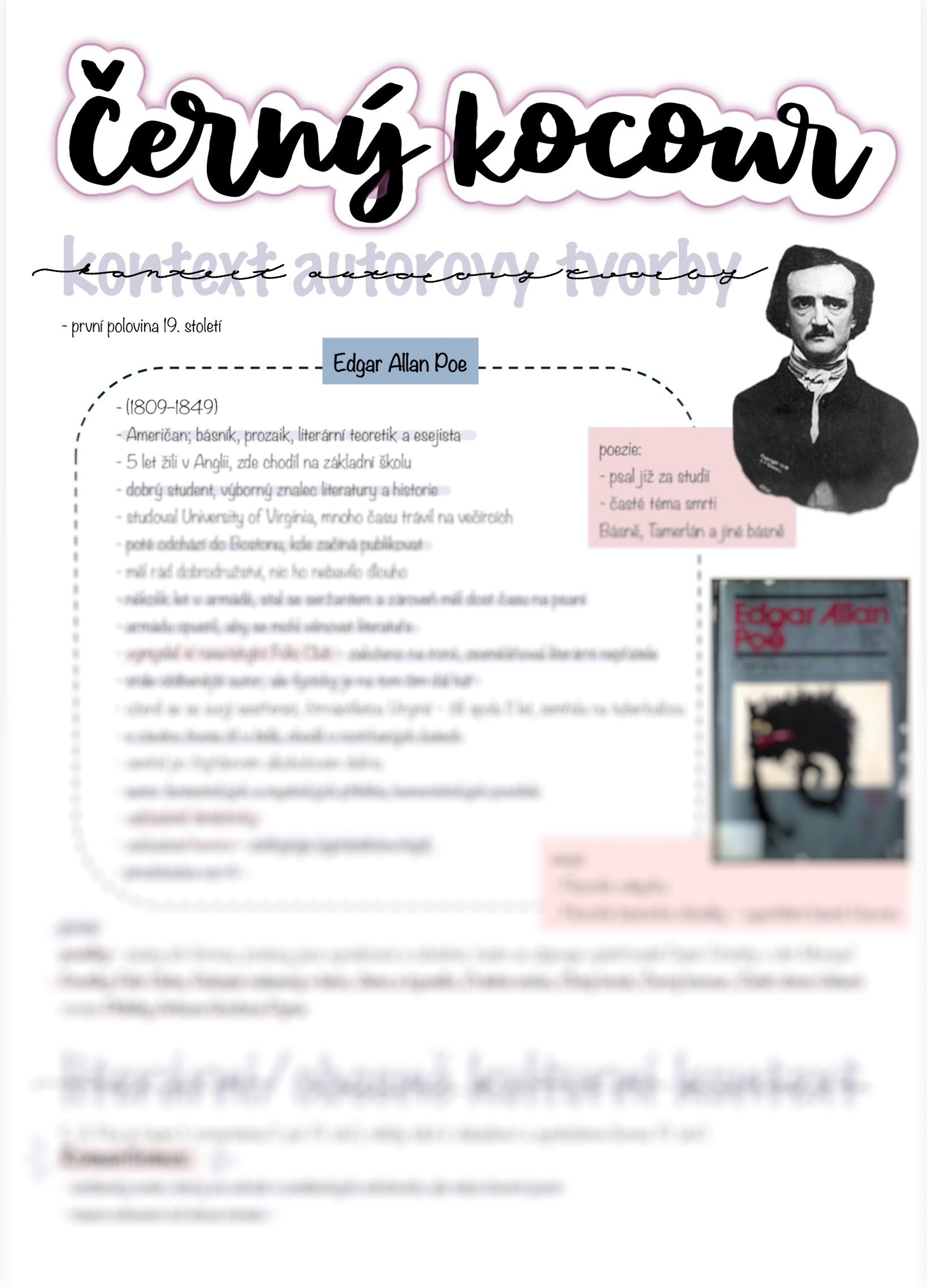 Černý kocour - Edgar Allan Poe