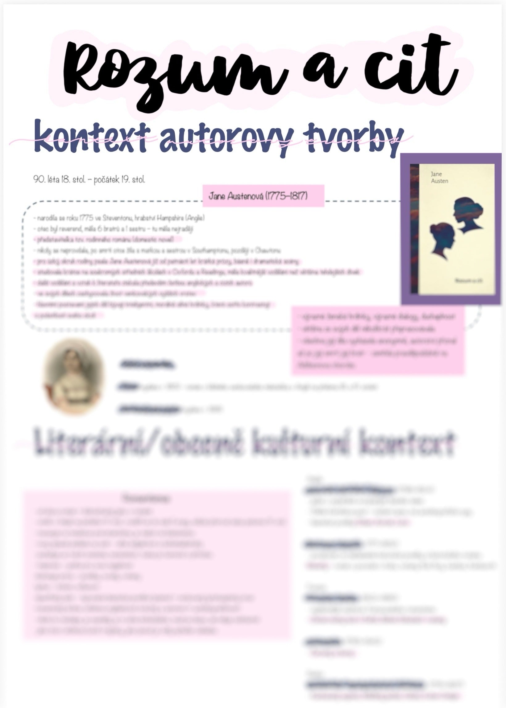 Rozum a cit - Jane Austenová